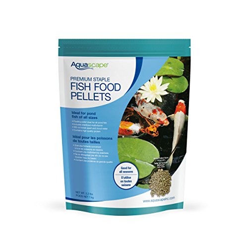 PREMIUM STAPLE FISH FOOD-MIXED PELLETS - 2.2 LB / 1 KG