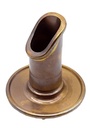 Vianti Falls Brass 2" Antique Scupper with round wall plate