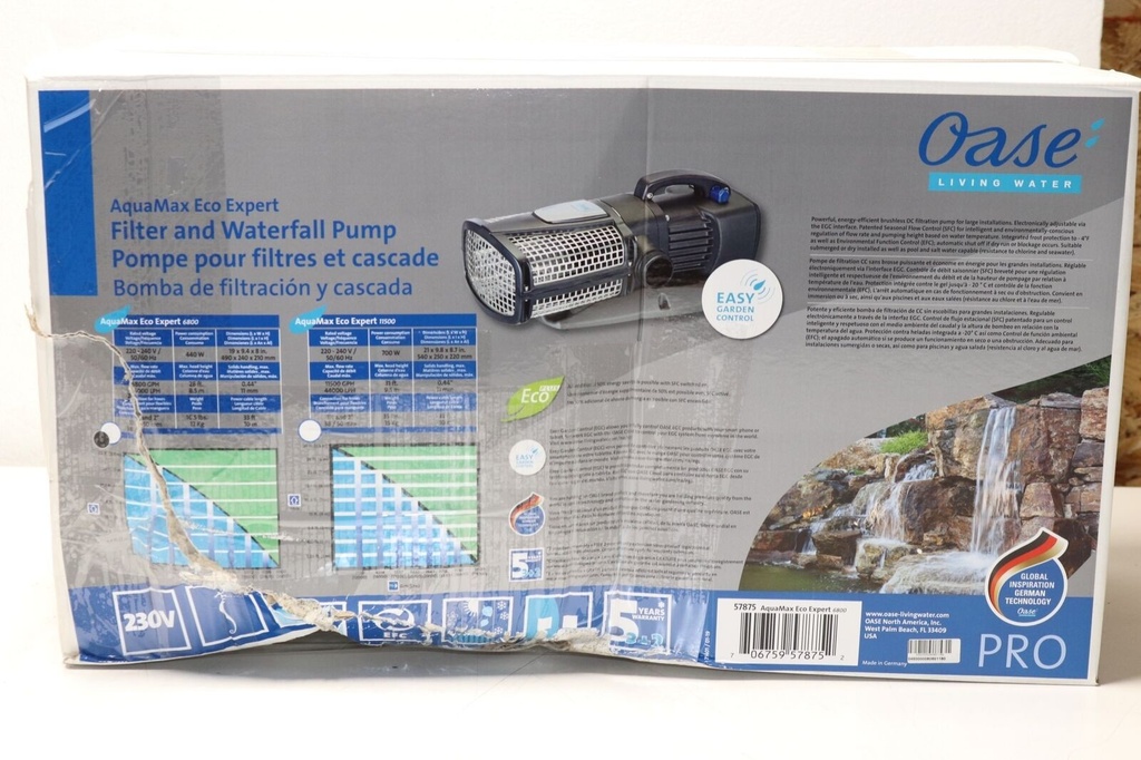 OASE AQUAMAX ECO EXPERT 6800 - EGC