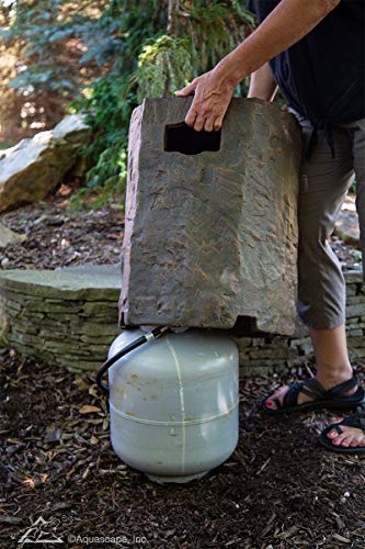 FAUX STONE PROPANE TANK COVER