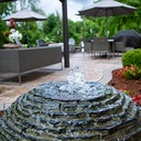 Aquascape Lightweight Sphere Water Fountain with 45 Basin  Gray