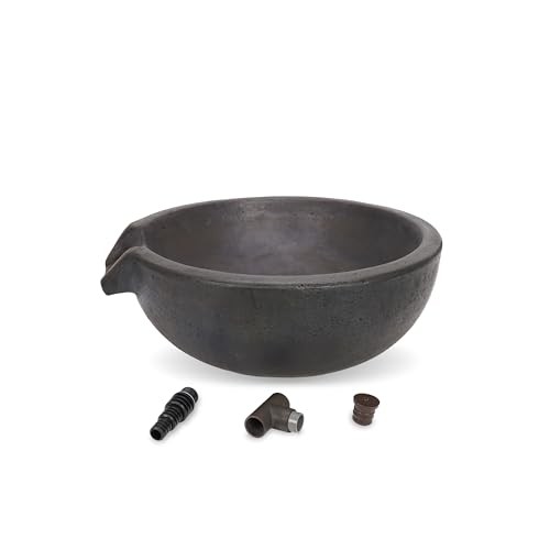 SPILLWAY BOWL - IRON ORE - 19" DIA (49 CM)
