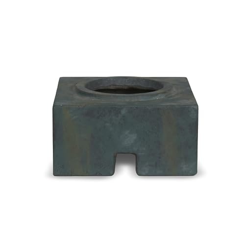 SPILLWAY BOWL STAND - PATINA - 6" H (15 CM)