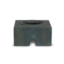 SPILLWAY BOWL STAND - PATINA - 6" H (15 CM)