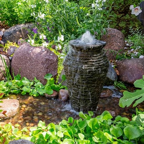 STACKED SLATE URN - 24" H (61 CM)