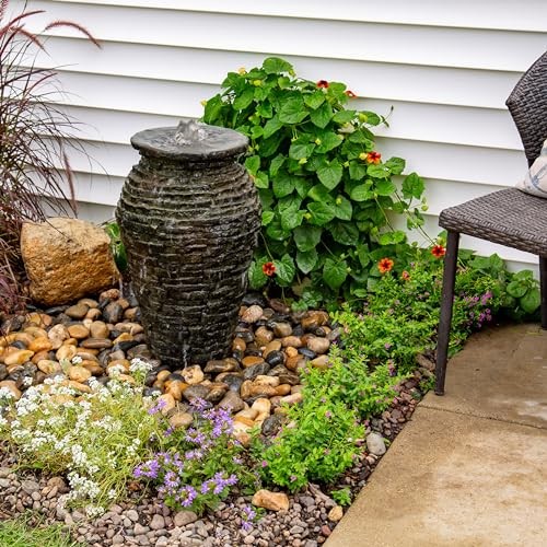 STACKED SLATE URN - 24" H (61 CM)