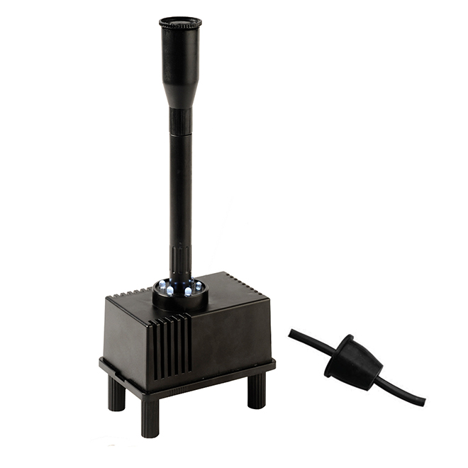 CONTAINER FOUNTAIN KIT WITH LIGHT