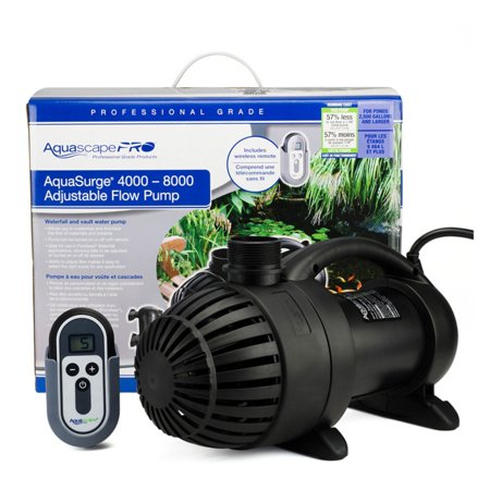 AQUASURGE 4000-8000 ADJUSTABLE FLOW POND PUMP