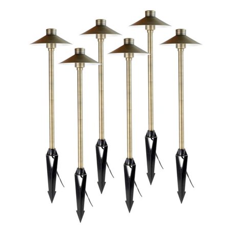 HAT TOP PATH AND AREA LANDSCAPE LIGHT - 6-PACK