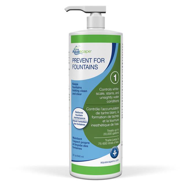 PREVENT FOR FOUNTAINS AND WATERFALLS - 32 OZ / 946 ML