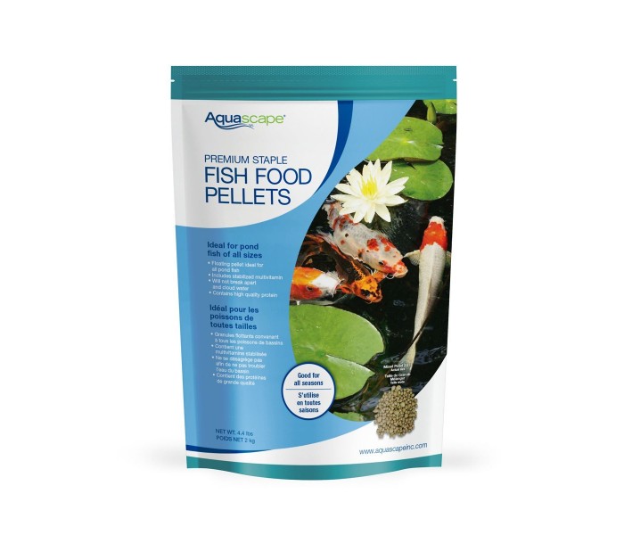 PREMIUM STAPLE FISH FOOD-MIXED PELLETS - 4.4 LB / 2 KG