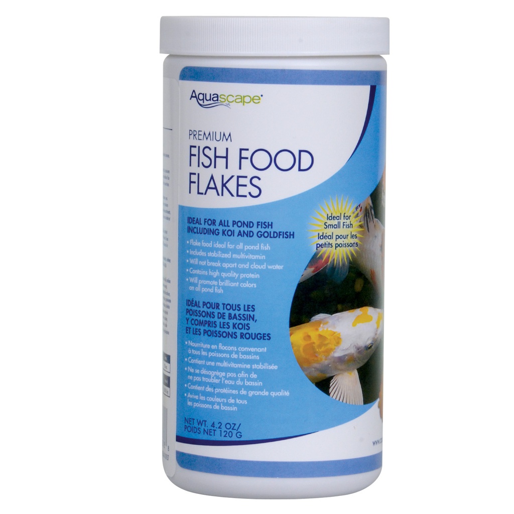 PREMIUM FISH FOOD FLAKES 4.2 OZ / 119 G