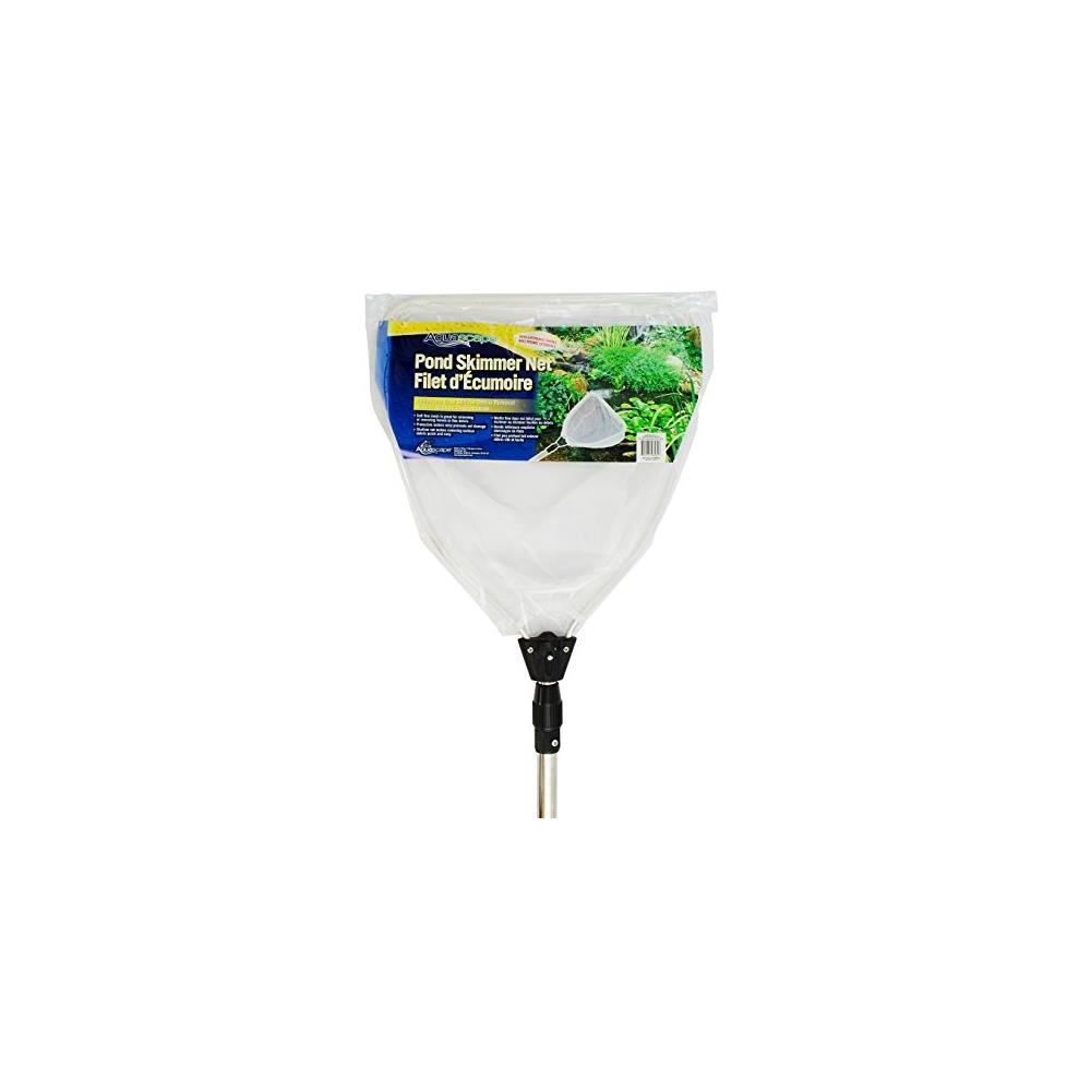 HEAVY-DUTY POND SKIMMER NET WITH EXTENDABLE HANDLE