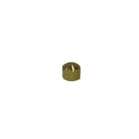 3/8" BRASS 4-WAY SPLITTER CAP