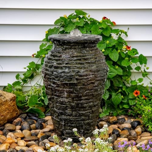STACKED SLATE URN - 24" H (61 CM)