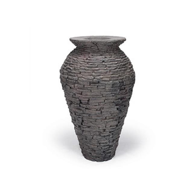 STACKED SLATE URN - 45" H (114 CM)