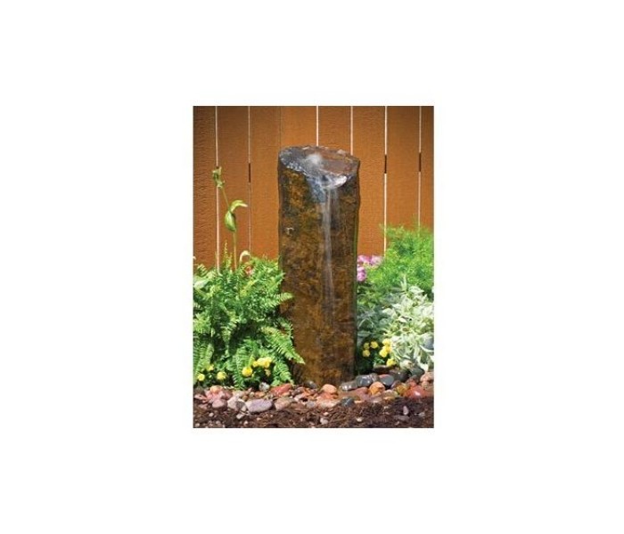 NATURAL MONGOLIAN BASALT COLUMN 36" H (91 CM)