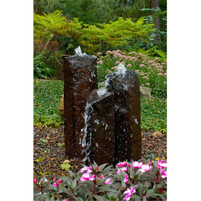 NATURAL MONGOLIAN BASALT COLUMNS SET OF 3