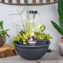 AQUAGARDEN TABLETOP FOUNTAIN KIT GRAY