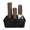 Aquascape Faux Basalt Column Landscape Fountain Kit with AquaBasin and Pump, Set of 3 Columns, 78366