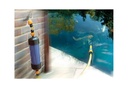 Evolution Aqua EVFC12 12 in. Dechlorinator Carbon in Line Filter for Water Purifier