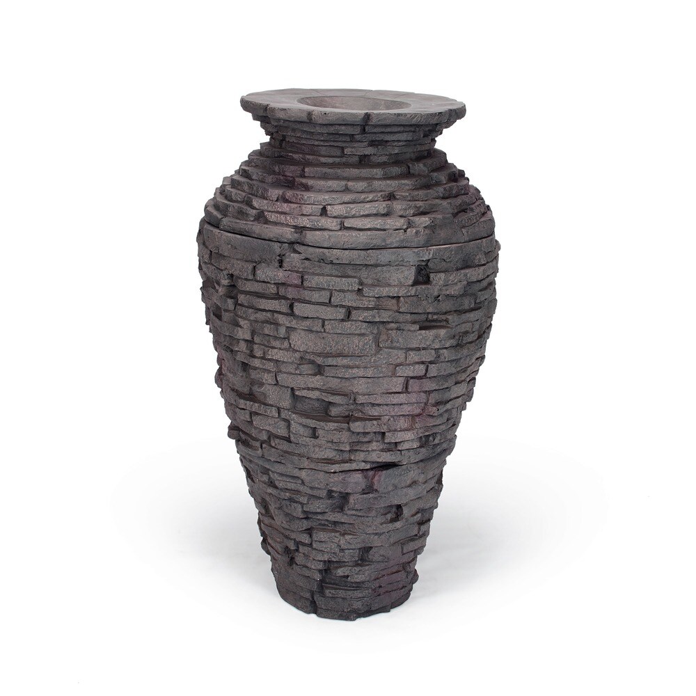 Aquascape Small Stacked Slate Urn Fountain Kit