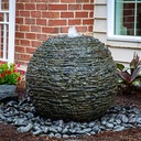 Aquascape Lightweight Sphere Water Fountain with 45 Basin  Gray