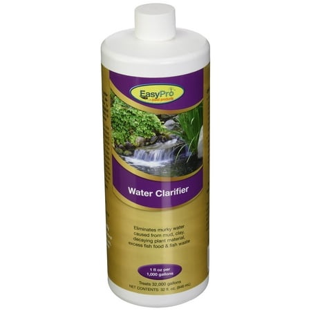 [EWC32] Water Clarifier (flocculent), 32 fl oz (1 quart), treats 32,000 gallons