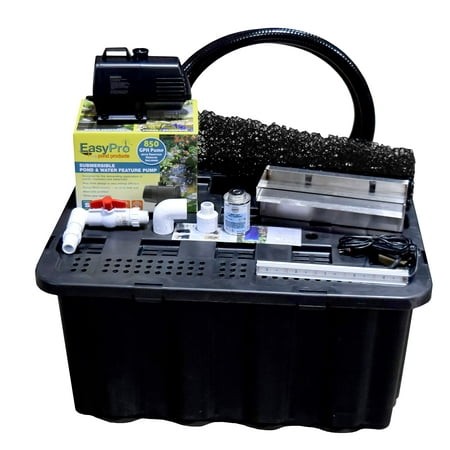 [HB11KW] Vianti Falls - 11" Spillway kit w/ White LED; includes basin, pump, spillway, plumbing