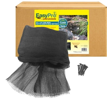 [NR201F] 3/8" Fine Mesh / 20' X 100' Premium Pond Cover Netting