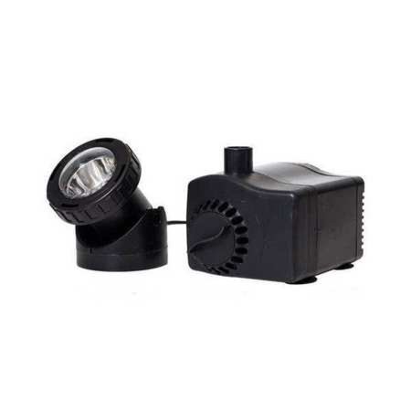 [52343] FOUNTAIN PUMP W/LIGHT & LOW WATER AUTO SHUT-OFF FEATURE 435 GPH
