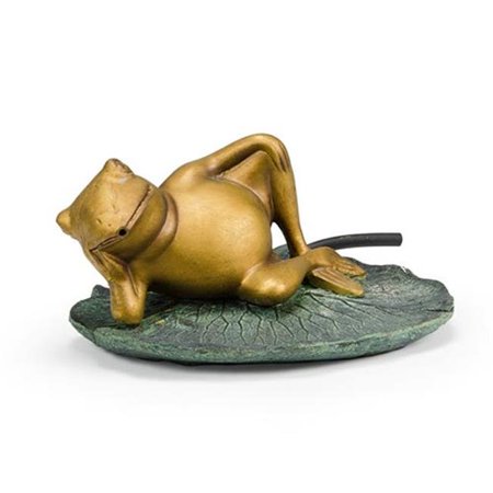 [78311] LAZY FROG ON LILY PAD SPITTER