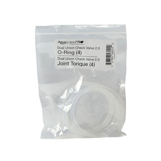 [48022] CHECK VALVE DUAL UNION 2.0 - O-RING (QTY 4)