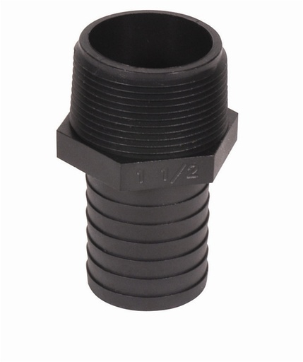 [99158] MALE ADAPTER 1-1/2" MPT X 1-1/2" BARB