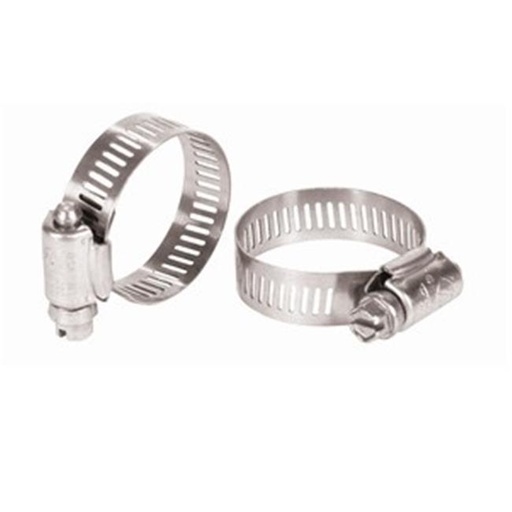 [21012] STAINLESS STEEL HOSE CLAMP 1" TO 1-1/2" (QTY 2)