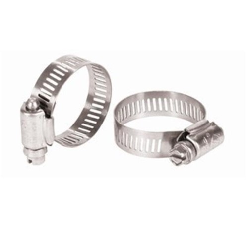 [21122] STAINLESS STEEL HOSE CLAMP 1-1/2" TO 2" (QTY 2)