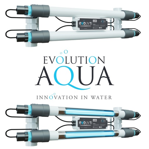[UVTN110] Evolution Aqua EVOUV EVO110 Ti Titanium UVC Pond Clarifier