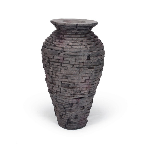 [58064] Aquascape Small Stacked Slate Urn Fountain Kit