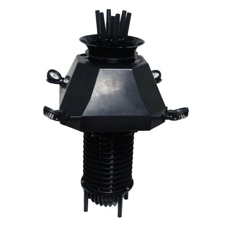 [3X6WFKIT100] (3) 6-Watt LED White Light Kit for Floating Fountains w/ 100' QD Cord Black